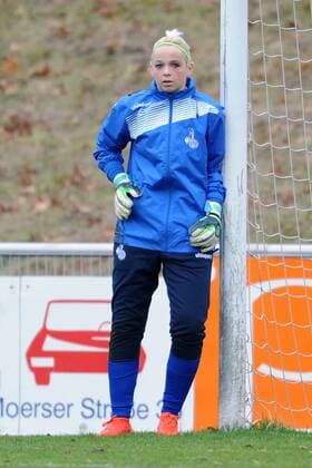 Torhueterin Scarlet Hellfeier ( MSV Duisburg ) 13.11.2016 --- Fussball --- 1. Bundesliga --- MSV Duisburg vs TSG 1899 Hoffenheim Duisburg Copyright: xThienel Eibner-Pressefotox EP_TTL