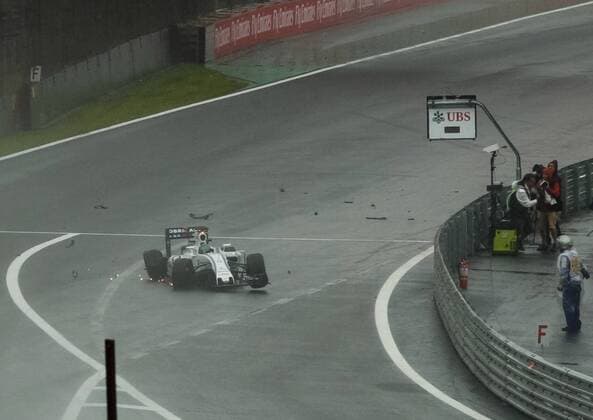 Grande Pr?mio do Brasil de F?rmula 1 2016 SÃO PAULO, SP - 13.11.2016: GRANDE PRÊMIO DO BRASIL DE FÓRMULA 1 2016 - Accident that took the Brazilian driver Felipe Massa of team Williams Grand Prix of Brazil Formula 1 2016 held at the Autódromo José Carlos Pace, Interlagos, South Zone of São Paulo. (Photo: Emerson Santos Fotoarena) x1229805x  EmersonxSantos
