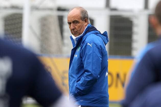 Fußball, Nationalteam Italien Training GIAMPIERO VENTURA friendly match ITALIA-GERMANY ALLENAMENTO 14-11-2016