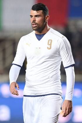 Fußball, U21 Länderspiel, Italien - Dänemark Mg Bergamo 14 11 2016 - firendly match Italia-Denmark Under U 21 Andrea Petagna 