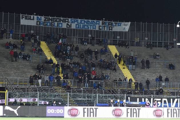 Fußball, U21 Länderspiel, Italien - Dänemark Mg Bergamo 14 11 2016 - firendly match Italia-Denmark Under U 21 tifosi Italia 