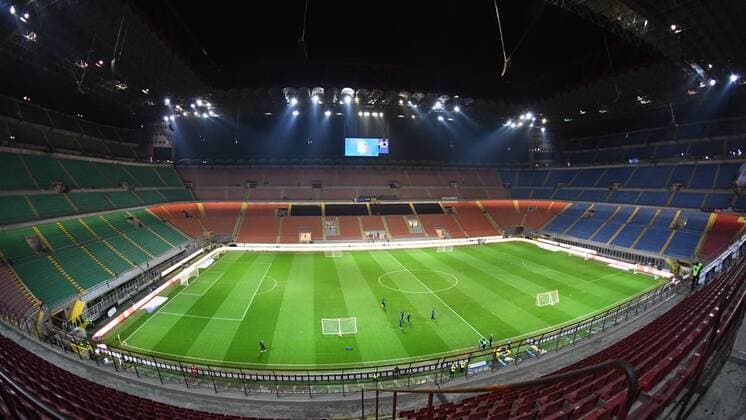 Fussball, Herren, Saison 2016 2017, Länderspiel in Mailand, Italien - Deutschland, Blick auf den Innenraum im Giuseppe-Meazza-Stadion, 15.11.2016,