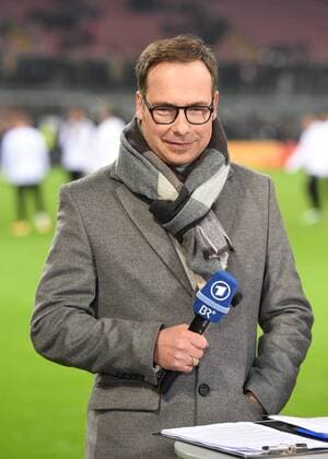 Fussball, Herren, Saison 2016 2017, Länderspiel in Mailand, Italien - Deutschland, ARD-Moderator Matthias Opdenhövel, 15.11.2016,
