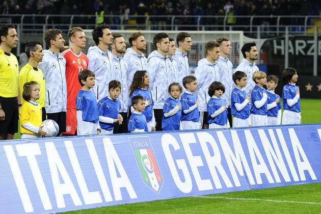 Giocatori Deutschland Mailand, Fußball Nationalteam Länderspiel Italien - Deutschland CelestexGiuseppe