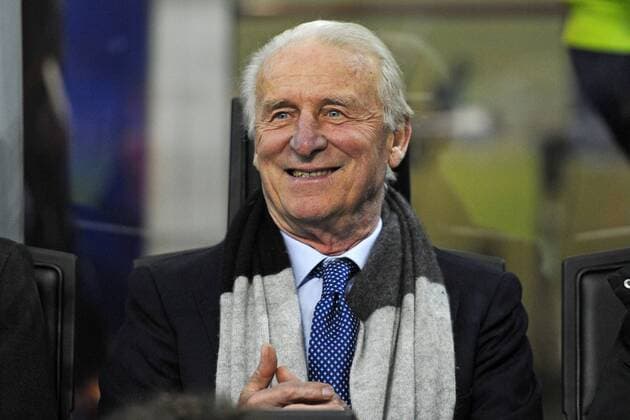 Giovanni Trapattoni Mailand, Fußball Nationalteam Länderspiel Italien - Deutschland CelestexGiuseppe