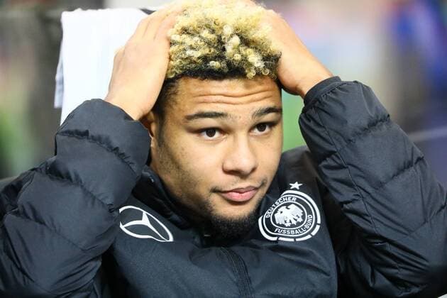 Serge Gnabry (Deutschland Germany)- 15.11.2016: Italien vs. Deutschland, Giuseppe-Meazza-Stadion Mailand