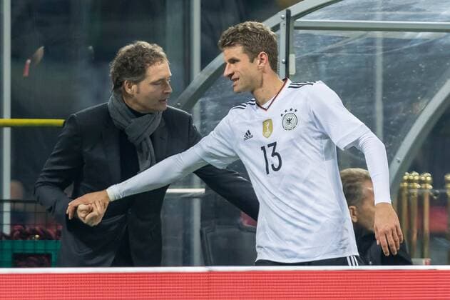 Mailand, Italien, 15.11.2016, Laenderspiel, Italien - Deutschland, Thomas Mueller (GER) wird ausgewechselt ( DeFodi507