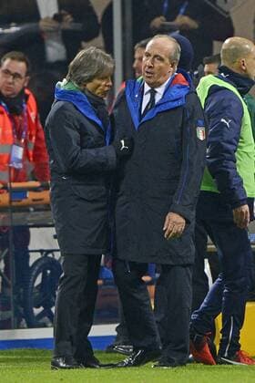 Giampiero Ventura coach Italia coach Mailand, Fußball Nationalteam Länderspiel Italien - Deutschland CelestexGiuseppe