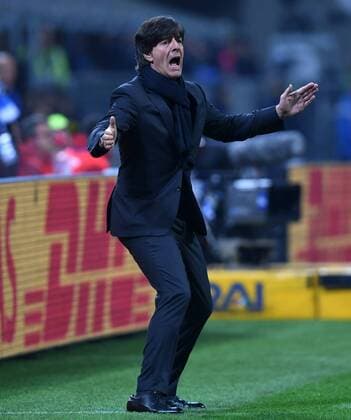 Joachim Loew, head coach of Germany, reacts during the International Friendly Länderspiel Match between Italy and Germany in Milan, Italy on Nov. 15, 2016. The match ended in 0-0 draw. ) (SP)ITALY-MILAN-FOOTBALL-INTERNATIONAL FRIENDLY AlbertoxLingria 