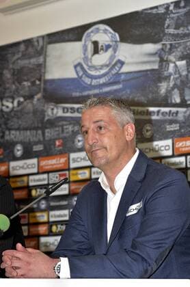 15-11-2016 pmk MY143364 Fussball Herren 2.Bundesliga Saison 2016 2017 Arminia Bielefeld Neuer Trainer Pressekonferenz Juergen KRAMNY -Trainer- Bielefeld