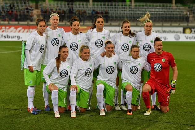 Teamfoto VFL Wolfsburg, Uefa Women Champions League - VFL Wolfsburg - Eskilstuna United, xmkx