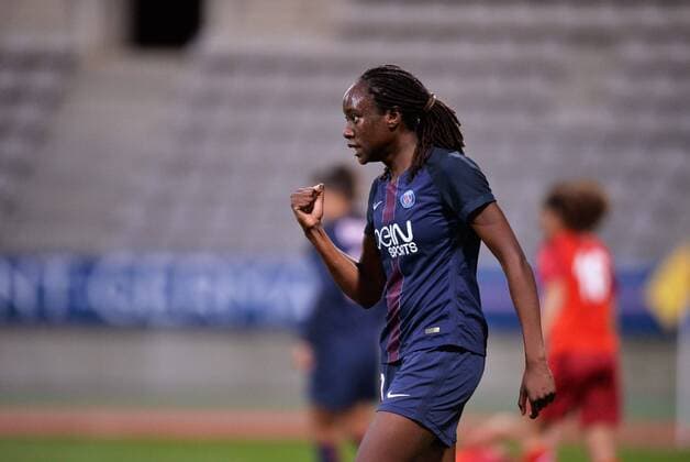 Fußball, Damen CL, Paris St. Germain - BIIK Shymkent Ouleymata Sarr (psg) FOOTBALL : Paris SG vs WFC Biik Kazygurt - - Champions League Damen Frauenfussball - 17 11 2016 AnthonyBIBARD FEP Panoramic 