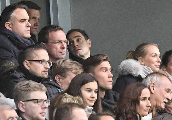 18.11.2016, xjhx, Fussball 1.Bundesliga, Bayer 04 Leverkusen - RB Leipzig, emspor, v.l. Sportdirektor Ralf Rangnick (RB Leipzig) Leverkusen
