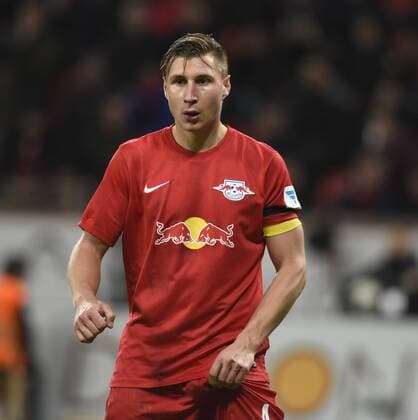 Bayer 04 Leverkusen - RB Leipzig 18.11.2016 Willi Orban (RB) HM