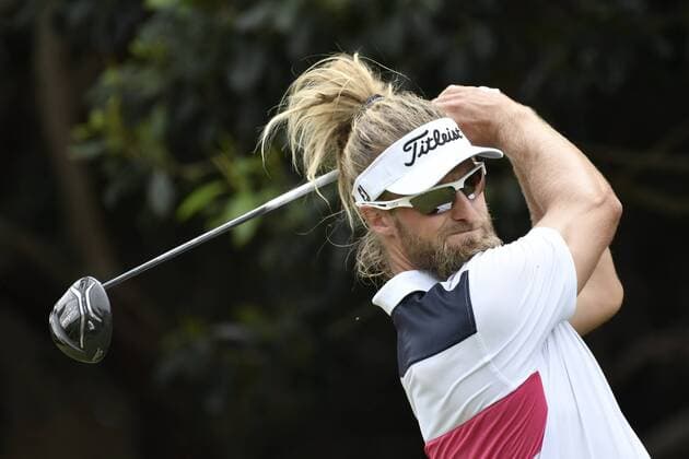 19.11.2016. Royal Sydney Golf Club, Sydney, Australia. Emirates Australian Open Golf 3rd Round. Jack Wilson of Australia tees off on the 4th hole. xNigelxOwenx  ActionPlus11810966