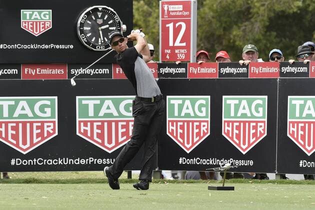 19.11.2016. Royal Sydney Golf Club, Sydney, Australia. Emirates Australian Open Golf 3rd Round. Lucas Herbert of Australia tees off on the 12th hole. xNigelxOwenx  ActionPlus11810920