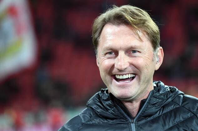 18.11.2016, xjhx, Fussball 1.Bundesliga, Bayer 04 Leverkusen - RB Leipzig, emspor, v.l. Trainer Ralph Hasenhuettl (RB Leipzig) Leverkusen