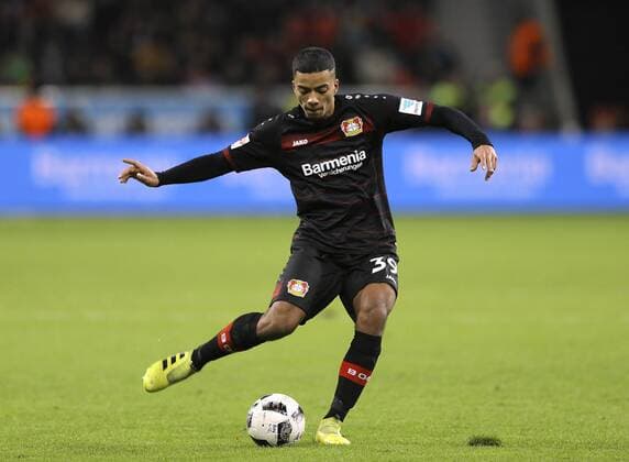 Foto : Benjamin Henrichs ( Leverkusen ) Fussball 1. Bundesliga , am Fr. 18.11.2016 Bayer 04 Leverkusen - Leipzig 2 - 3