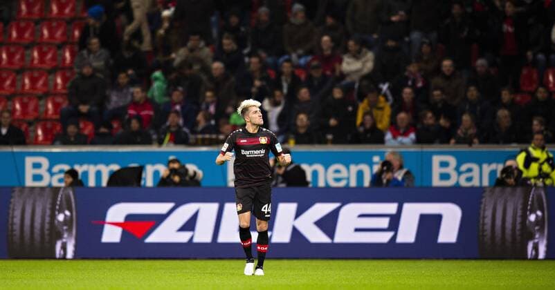 Leverkusen, 18.11.2016, BayArena Torjubel: Kevin Kampl (Bayer) Bayer Leverkusen - RB Leipzig mm