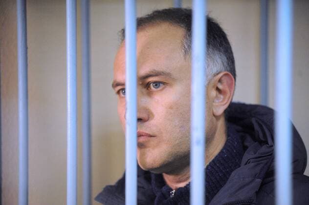 November 18, 2016 - Saint Petersburg, Russia - St Petersburg s former Vice Governor Marat Oganesyan, in Saint Petersburg, on November 18, 2016 charged with embezzling 50 million roubles ~$770,000 during the construction of the Krestovsky Stadium (Zenit-Arena) attends St Petersburg s Smolninsky District Court session to choose a measure of restriction. Marat Oganesyan Trial  - ZUMAn230 20161118_zaa_n230_194
