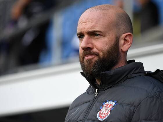Fußball, Trainerhistorie, FSV Frankfurt 19.11.2016, xsvx, Fussball 3.Liga, FSV Frankfurt - MSV Duisburg, emspor v.l. Trainer Roland Vrabec (FSV Frankfurt) Frankfurt