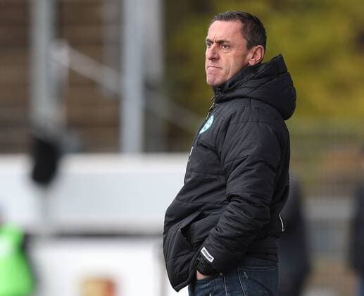 Fußball, Trainerhistorie, Stuttgarter Kickers 19.11.2016 Stuttgart, Fußball Regionalliga Südwest 21. Spieltag Saison 2016 2017 SV Stuttgarter Kickers vs. SV Elversberg: Kickers Trainer Dieter Märkle