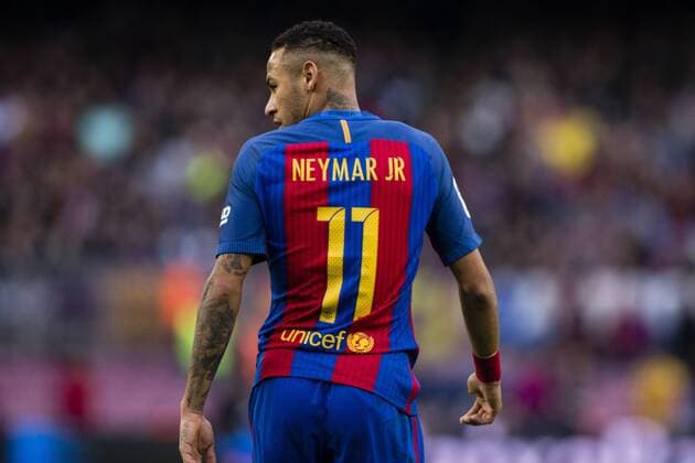 November 19, 2016 - Barcelona, Calatonia, Spain - The FC Barcelona Barca player Neymar da Silva from Brasil during the La Liga match between FC Barcelona vs Malaga CF at the Camp Nou stadium on November 19, 2016 in Barcelona, Spain. FC Barcelona v Malaga CF - La Liga  - ZUMAn230 20161119_zaa_n230_094