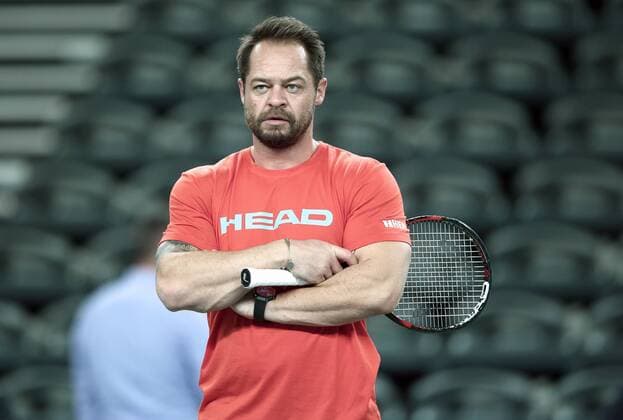 Croatian Davis Cup team training 20.11.2016., Zagreb - Croatian Davis Cup team held first training in Arena. Zeljko Krajan.  SanjinxStrukic PIXSELL