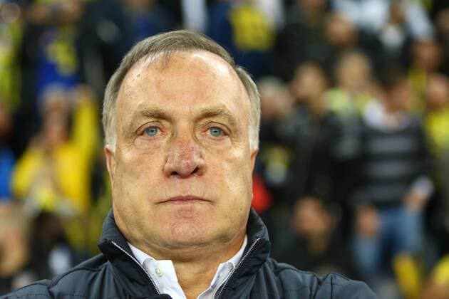 Turkey Spor Toto Superlig Derby match between Fenerbahce and Galatasaray at Ulker Stadium in Istanbul , Turkey , on November 20 , 2016. Final Score : Fenerbahce 2 - Galatasaray 0 Pictured: Coach Dick Advocaat of Fenerbahce. 