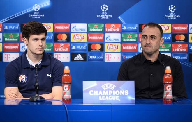 GNK Dinamo press conference PK Pressekonferenz - Zagreb, Croatia 21.11.2016., Zagreb, Croatia - GNK Dinamo coach Ivailo Petev and Mario Situm held a press conference on the occasion of tomorrow s Champions League match between GNK Dinamo Zagreb and Olympique Lyon.  MarkoxPrpic PIXSELL