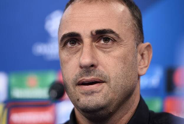 GNK Dinamo press conference PK Pressekonferenz - Zagreb, Croatia 21.11.2016., Zagreb, Croatia - GNK Dinamo coach Ivailo Petev and Mario Situm held a press conference on the occasion of tomorrow s Champions League match between GNK Dinamo Zagreb and Olympique Lyon.  MarkoxPrpic PIXSELL