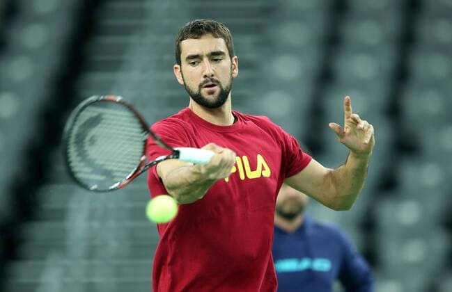 PXL_Croatia Davis Cup team practice 21.11.2016., Zagreb, Croatia - Croatia Davis Cup team practice prior to Davis Cup finals against Argentina. Marin Cilic.  IgorxKralj PIXSELL