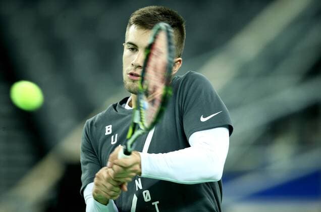 PXL_Croatia Davis Cup team practice 21.11.2016., Zagreb, Croatia - Croatia Davis Cup team practice prior to Davis Cup finals against Argentina. Borna Coric.  IgorxKralj PIXSELL