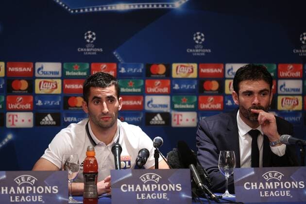 PXL_Olympique Lyonnais press conference PK Pressekonferenz 21.11.2016., hotel Westin, Zagreb, Croatia - Lyon player Maxime Gonalons during a press conference prior to the UEFA Champions League group H - matchday 5 match between Dinamo Zagreb and Lyon.  AntoxMagzan PIXSELL