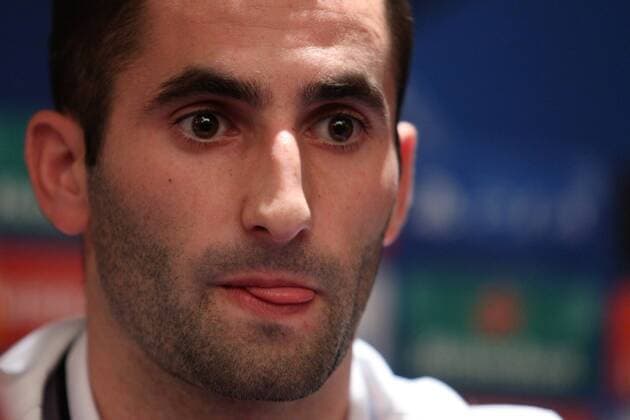 PXL_Olympique Lyonnais press conference PK Pressekonferenz 21.11.2016., hotel Westin, Zagreb, Croatia - Lyon player Maxime Gonalons during a press conference prior to the UEFA Champions League group H - matchday 5 match between Dinamo Zagreb and Lyon.  AntoxMagzan PIXSELL