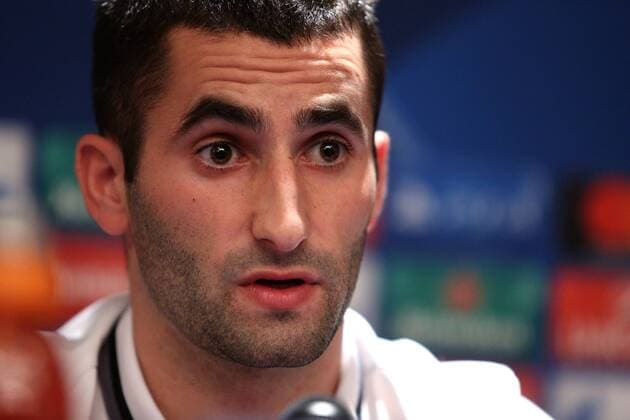 PXL_Olympique Lyonnais press conference PK Pressekonferenz 21.11.2016., hotel Westin, Zagreb, Croatia - Lyon player Maxime Gonalons during a press conference prior to the UEFA Champions League group H - matchday 5 match between Dinamo Zagreb and Lyon.  AntoxMagzan PIXSELL