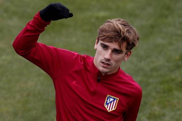 Atletico Madrid s French forward Antoine Griezmann takes part in a training session at the Cerro del Espino facilities in Majadahonda, outside Madrid, Spain, 22 November 2016. Atletico Madrid will face PSV Eindhoven in a UEFA Champions League Group D soccer match on 23 November. Training session of Atletico Madrid !ACHTUNG: NUR REDAKTIONELLE NUTZUNG!  GRA095 20161122-636154176683047977