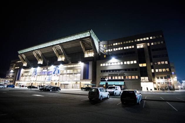Parken, Stadion des FC Kopenhagen - Champions League, 22. November 2016.  Copyright: PETTERxARVIDSON BB161122PA004