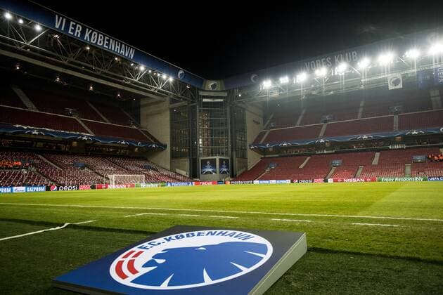 Parken, Stadion des FC Kopenhagen - Champions League, 22. November 2016.  Copyright: PETTERxARVIDSON BB161122PA010
