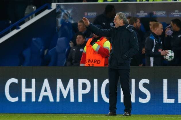 Fußball, CL, Leicester City - FC Brügge Club s head coach Michel Preud homme pictured during a game between British club Leicester City Football Club and Belgian first division soccer team Club Brugge KV, the fifth game of the Champions League group stage competition, in the group G, in Leicester, Great Britain, Tuesday 22 November 2016. BRUNOxFAHY  x04980676x