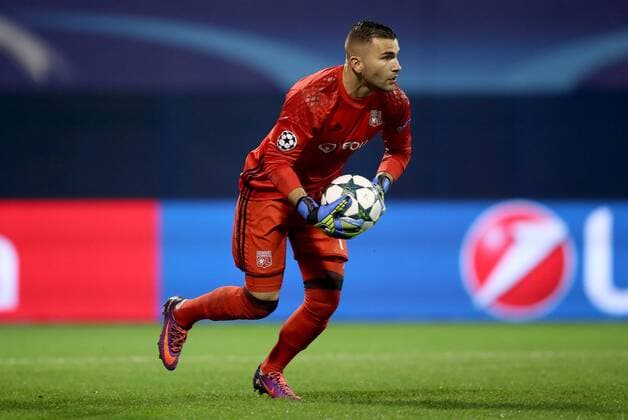Fußball, CL, Dinamo Zagreb - Olympique Lyon UEFA Champions League, GNK Dinamo vs. Olympique Lyonnais 22.11.2016., Maksimir Stadium, Zagreb, Croatia - UEFA Champions League, Group H, Round 5, GNK Dinamo vs. Olympique Lyonnais. Anthony Lopes.  IgorxKralj PIXSELL