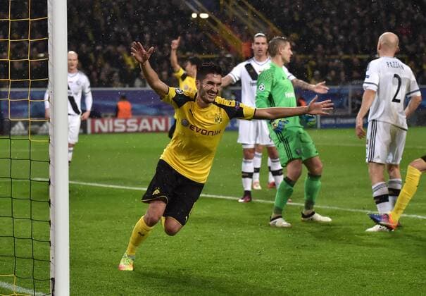 22.11.2016, Fussball UEFA Champions League 2016 17, Vorrunde, 5. Spieltag, Borussia Dortmund - Legia Warschau, Jubel Nuri Sahin (Borussia Dortmund) nach seinem Treffer