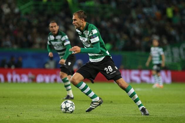 November 22, 2016 - Lisbon, Aveiro, Portugal - Sportings forward Bas Dost from Holland in action during the UEFA Champions League match between Sporting Clube de Portugal and Real Madrid at Estadio Jose Alvalade on November 22, 2016 in Lisbon, Portugal. Sporting CP v Real Madrid - UEFA Champions League 2016 17  - ZUMAn230 20161122_zaa_n230_419