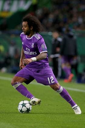 November 22, 2016 - Lisbon, Aveiro, Portugal - Real Madrids defender Marcelo from Brazil in action during the UEFA Champions League match between Sporting Clube de Portugal and Real Madrid at Estadio Jose Alvalade on November 22, 2016 in Lisbon, Portugal. Sporting CP v Real Madrid - UEFA Champions League 2016 17  - ZUMAn230 20161122_zaa_n230_427