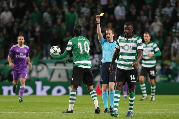 November 22, 2016 - Lisbon, Aveiro, Portugal - Sportings midfielder Bryan Ruiz from Costa Rica in action during the UEFA Champions League match between Sporting Clube de Portugal and Real Madrid at Estadio Jose Alvalade on November 22, 2016 in Lisbon, Portugal. Sporting CP v Real Madrid - UEFA Champions League 2016 17  - ZUMAn230 20161122_zaa_n230_428