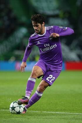 November 22, 2016 - Lisbon, Aveiro, Portugal - Real Madrids midfielder Isco from Spain in action during the UEFA Champions League match between Sporting Clube de Portugal and Real Madrid at Estadio Jose Alvalade on November 22, 2016 in Lisbon, Portugal. Sporting CP v Real Madrid - UEFA Champions League 2016 17  - ZUMAn230 20161122_zaa_n230_432