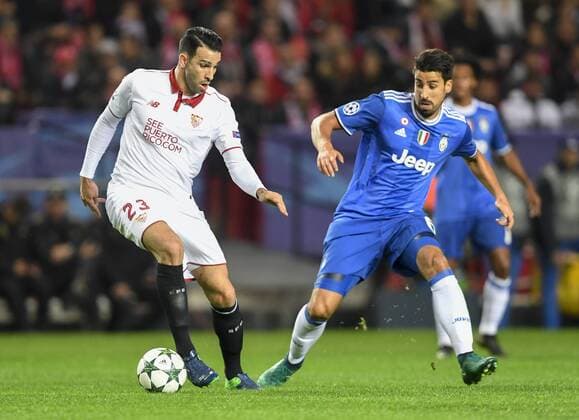 Fußball, CL, FC Sevilla - Juventus Turin Sevilla, Spanien: Adil Rami - Fussball, Champions League, FC Sevilla vs. Juventus Turin  xCristobalxDuenasx xChampionsxLeague,2016,xSevillaxFCx-xJuventusx
