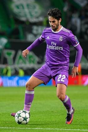 UEFA Champions League Portugal, Lisbon,Nov 22,2016 - SPORTING-REAL MADRID - Isco in action during UEFA Champions League football match between Sporting and Real Madrid, in Lisbon, Portugal.  Copyright: BrunoxdexCarvalho