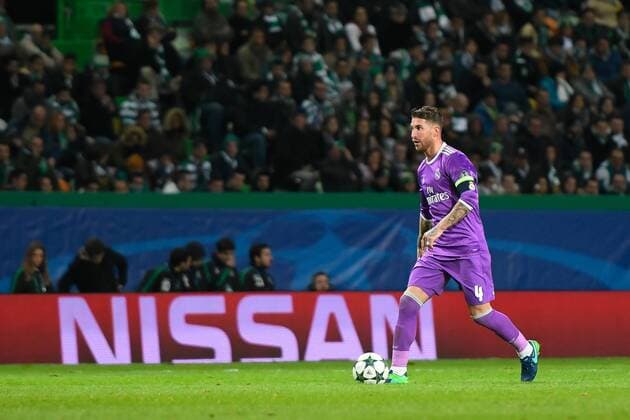 UEFA Champions League Portugal, Lisbon,Nov 22,2016 - SPORTING-REAL MADRID - Sergio Ramos in action during UEFA Champions League football match between Sporting and Real Madrid, in Lisbon, Portugal.  Copyright: BrunoxdexCarvalho
