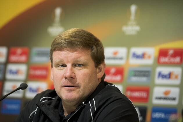 Fußball, EL, PK KAA Gent Gent s head coach Hein Vanhaezebrouck pictured during a press conference PK Pressekonferenz of Belgian soccer team KAA Gent, Wednesday 23 November 2016, in Gent. Tomorrow Gent is playing the fifth game of the group stage of the Europa League competition against Portuguese team SC Braga, in the group H. JASPERxJACOBS  x04981279x